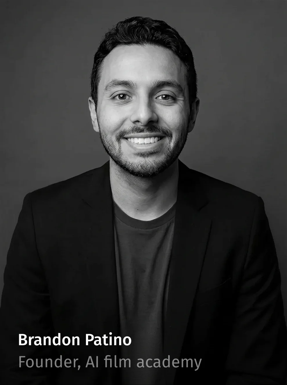 Brandon Patino, Founder, AI Film Academy